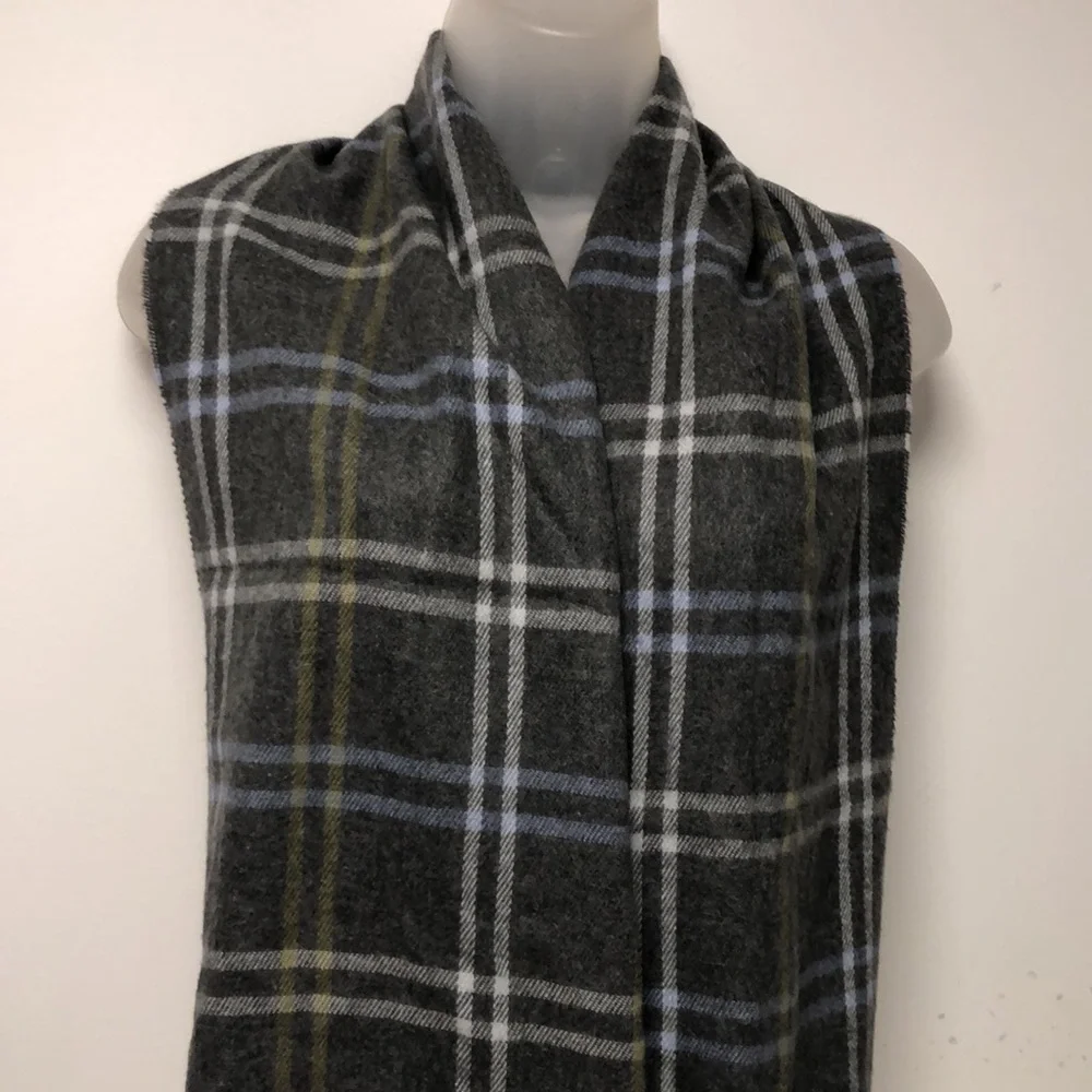 Cejon Super Soft Italian Scarf Plaid Made in Italy 100% acrylic